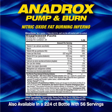 Anadrox Pump & Burn